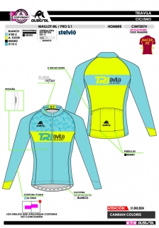 Maillot ML PRO 3.1 - Verde 2
