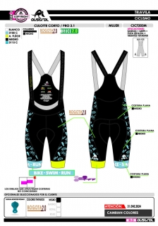 Culotte corto PRO 3.1 - Negro 2