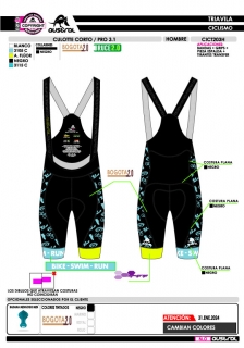 Culotte corto PRO 3.1 - Negro 2