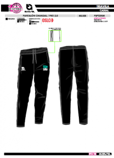 Pant. Chándal PRO 2.0 - Negro