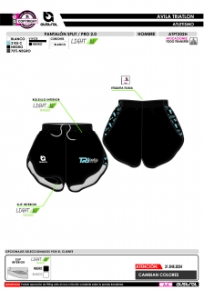 Pantalón Split PRO 2.0 - Negro 2