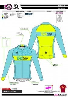 Maillot ML PRO 3.1 - Verde 2