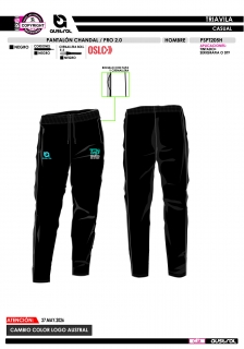 Pant. Chándal PRO 2.0 - Negro 2