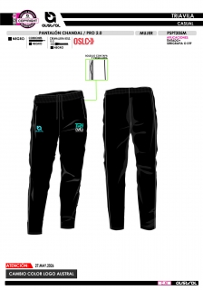 Pant. Chándal PRO 2.0 - Negro 2
