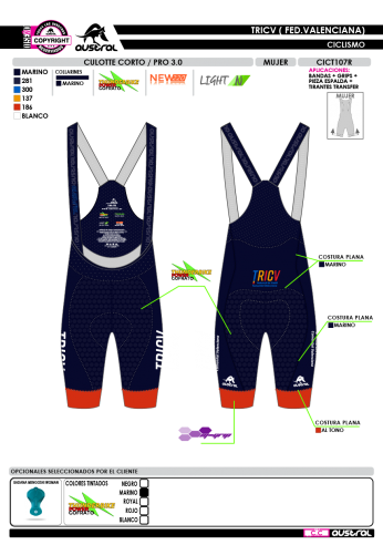 Culotte Corto PRO 3.0 - Marino