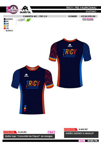 Camiseta MC PRO 2.0 - Marino