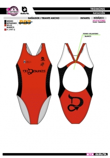 Bañador Tirante Ancho - Rojo 2