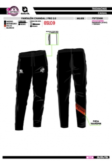 Pant. Chándal PRO 2.0 - Negro 2
