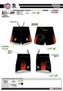 Pantalón Corto PRO 2.0 - Negro 2