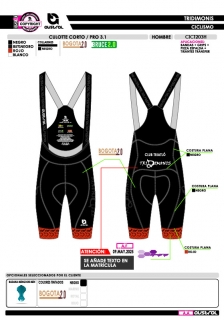 Culotte Corto PRO 3.1 -Negro 2