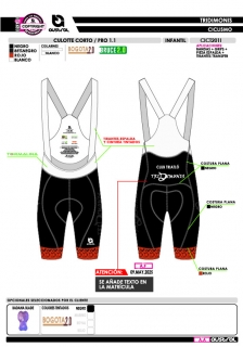 Culotte Corto PRO 1.1 - Negro 2