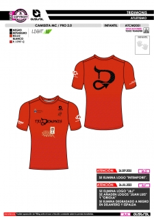 Camiseta MC PRO 2.0 - Rojo 2