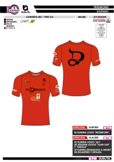 Camiseta MC PRO 2.0 - Rojo 2