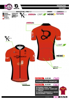 Maillot MC PRO 1.1 - Rojo 2