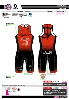 Tritraje PRO 1.1 - Rojo 2