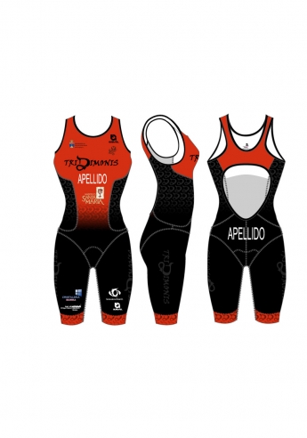 Tritraje PRO abierto 2.0 - Rojo