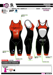 Tritraje PRO abierto 2.0 -... 2