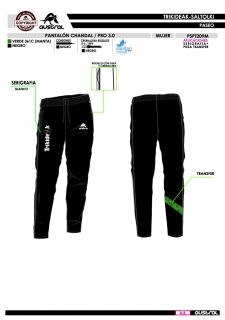 Pant. Chándal PRO 3.0 - Negro 2