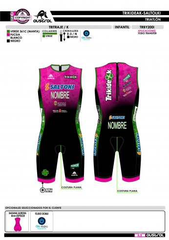 Tritraje K - Fucsia