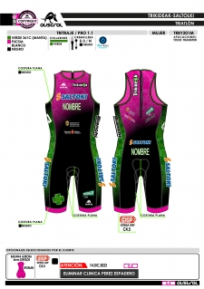 Tritraje PRO 1.1 - Fucsia 2