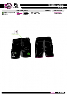 Bermuda PRO 2.3 - Negro 2