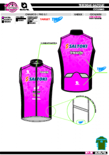 Chaleco PRO 3.1 - Fucsia