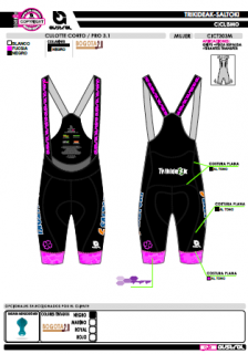 Culotte Corto PRO 3.1 - Negro