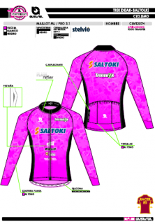 Maillot ML PRO 3.1 - Fucsia