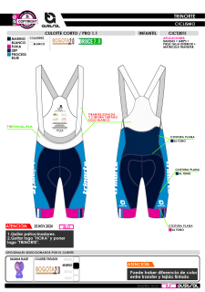 Culotte Corto PRO 1.1 - Marino 2
