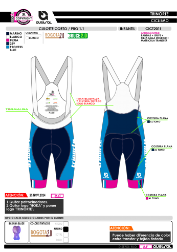 Culotte Corto PRO 1.1 - Marino