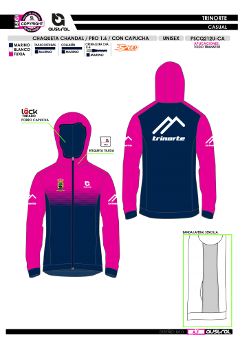 Chaqueta Chándal PRO 1.6 - Con...