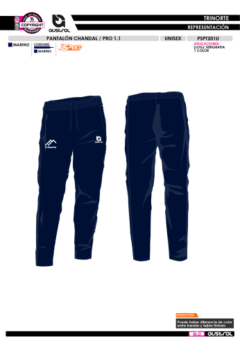 Pantalón chándal PRO 1.1 - Marino