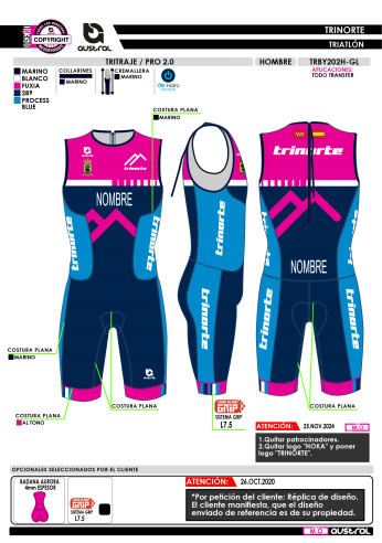 Tritraje PRO 2.0 - Marino