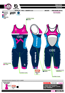 Tritraje PRO abierto 2.0 -... 2