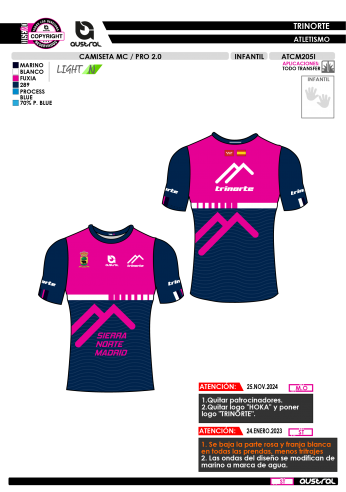 Camiseta MC PRO 2.0 - Marino