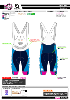 Culotte Corto PRO 1.1 - Marino 2