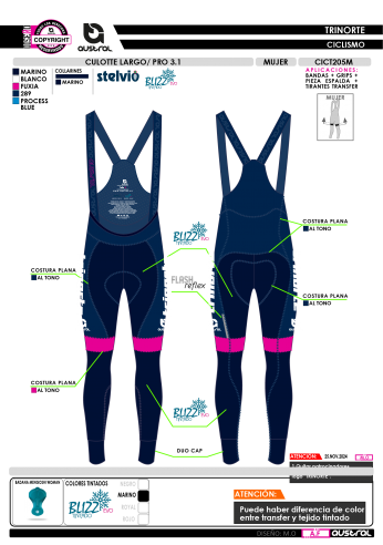 Culotte Largo PRO 3.1 - Marino