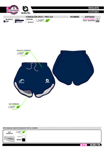 Pantalón Split PRO 2.0 - Marino
