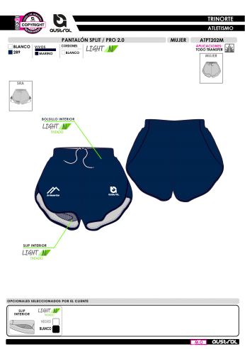 Pantalón Split PRO 2.0 - Marino