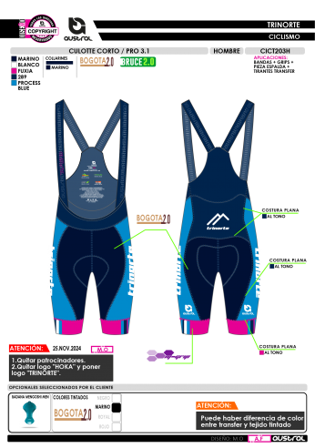 Culotte Corto PRO 3.1 - Marino