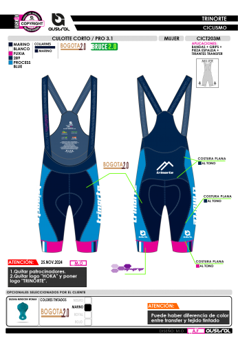 Culotte Corto PRO 3.1 - Marino
