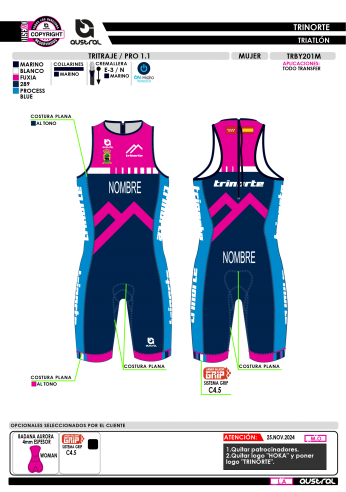 Tritraje PRO 1.1 - Marino Tritraje PRO 1.1 - Marino