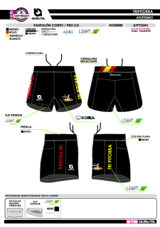 Pantalón Corto PRO 2.0 - Negro 2