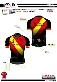 Maillot MC PRO 3.1 - Negro 2