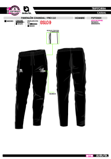 Pant. Chándal PRO 2.0 - Negro 2