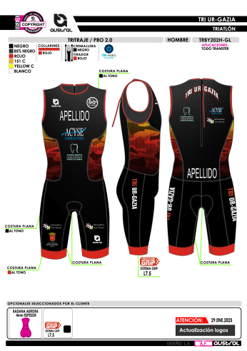 Tritraje PRO 2.0 - Negro