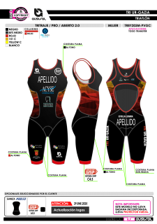 Tritraje PRO abierto 2.0 -... 2