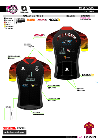 Maillot MC PRO 3.1 - Negro