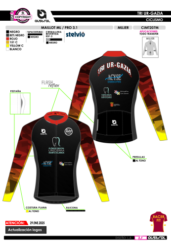 Maillot ML PRO 3.1 - Negro