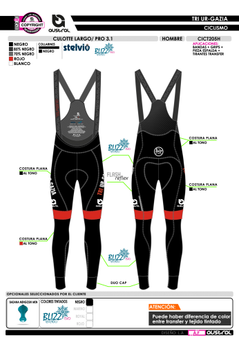 Culotte Largo PRO 3.1 - Negro